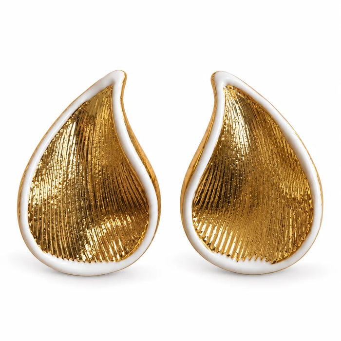 Luna Organic Drop Earrings