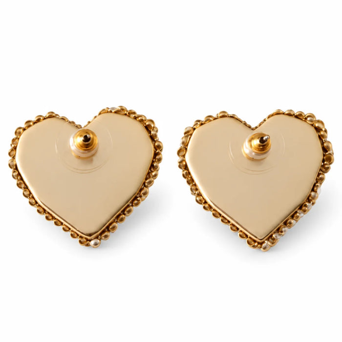 Rosalie Sparkle Heart Studs