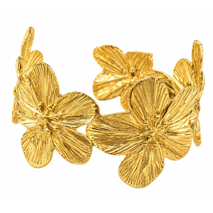 Florence Radiant Flower Adjustable Cuff