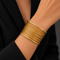 Aurelia Layered Wire Adjustable Cuff