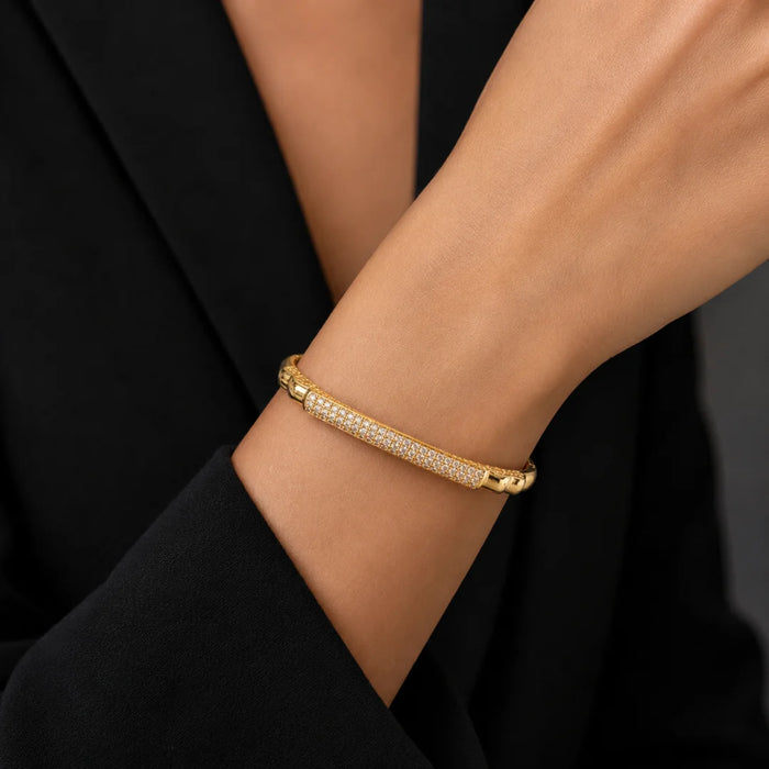 Celeste Radiant Curve Bangle