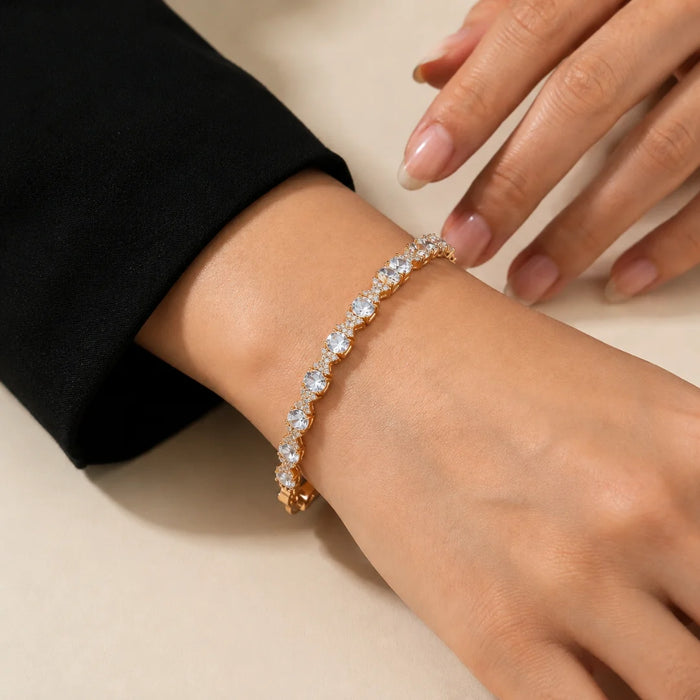 Celeste Crystal Link Bracelet