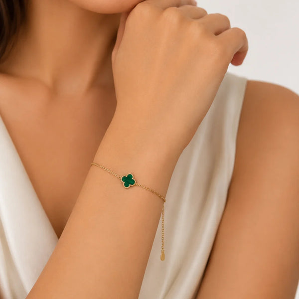 Florence Emerald Bloom Bracelet