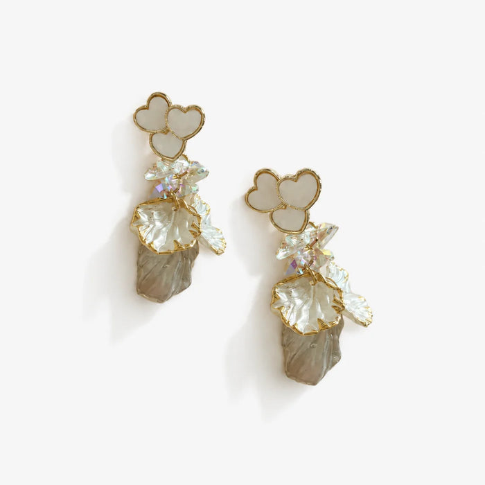 Aurelia Heartflower Earrings