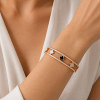 Aurelia Clover Luxe Adjustable Cuff