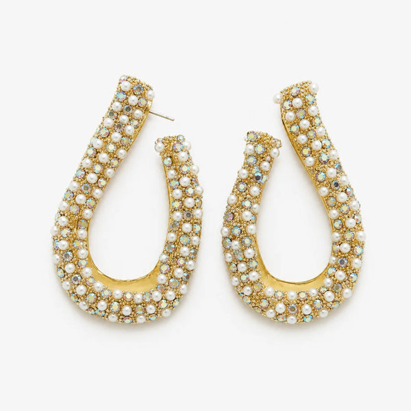 Aurelia Jewelled Statement Hoops