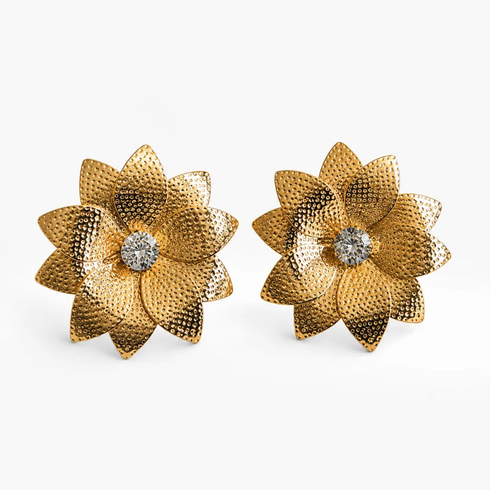Aurelia Layered Bloom Earrings