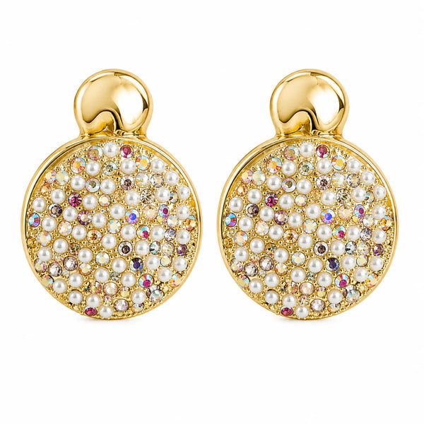 Celeste Jewelled Oval Earrings