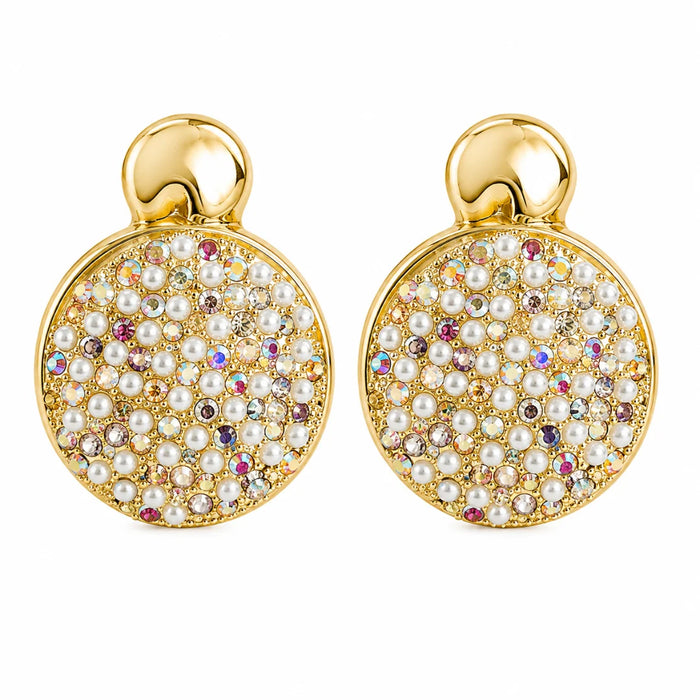 Celeste Jewelled Oval Earrings
