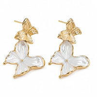 Elara Butterfly Blossom Earrings