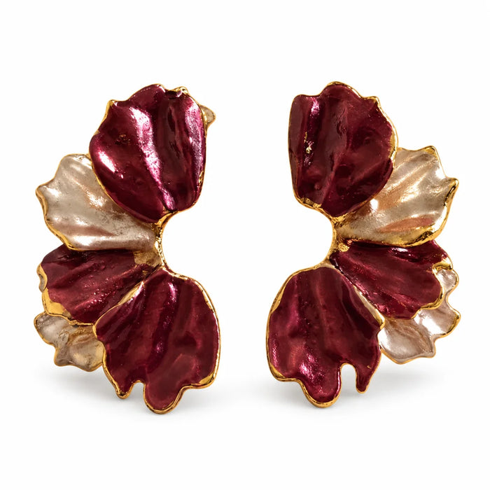 Elara Velvet Bloom Earrings