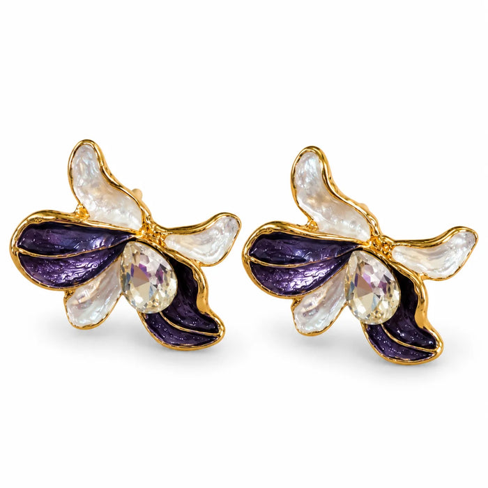 Aurelia Midnight Bloom Earrings