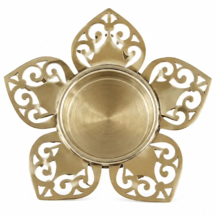 Floral Scrollwork Tealight Holder