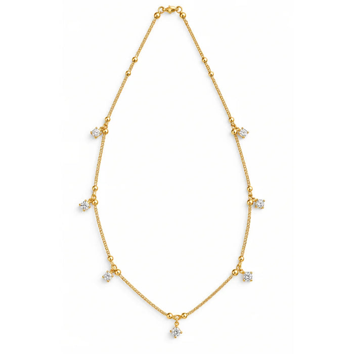 Celeste Minimal Teardrop Necklace