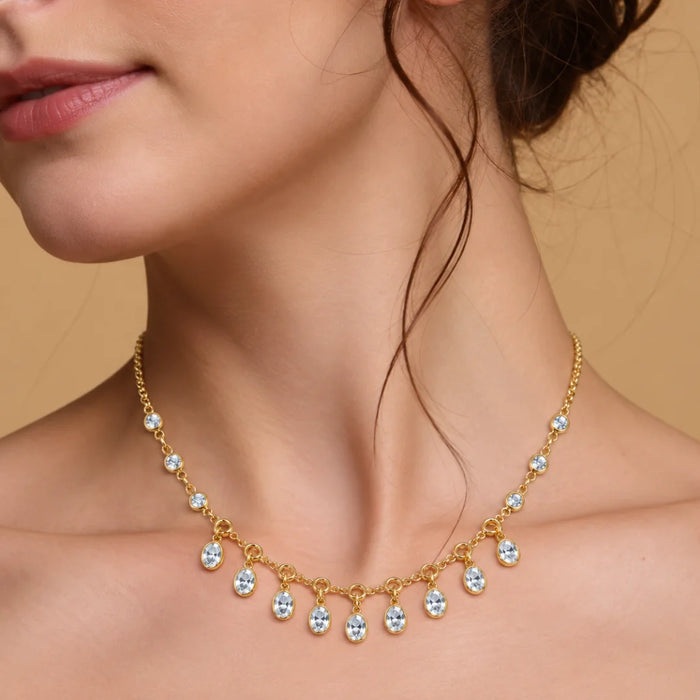 Florence Falling Charm Necklace