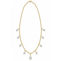 Celeste Teardrop Cascade Necklace