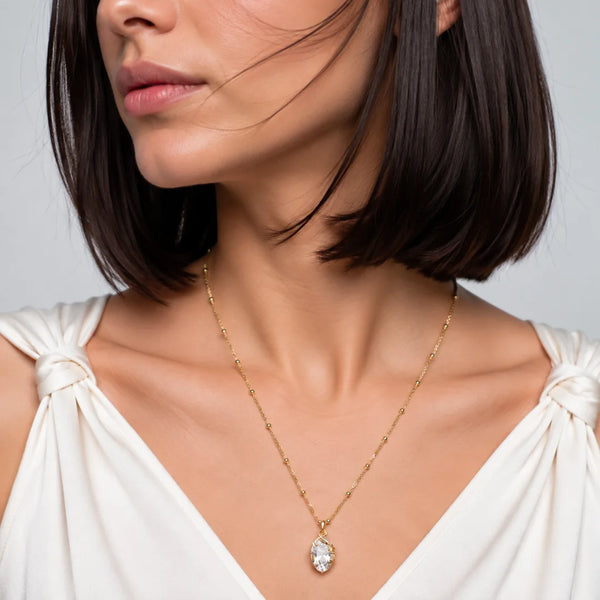 Aveline Artistic Drop Necklace