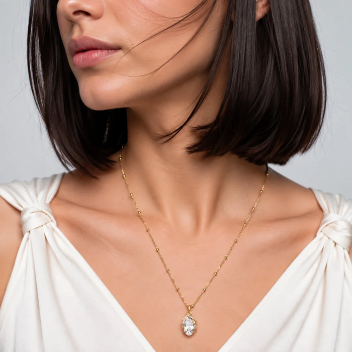 Aveline Artistic Drop Necklace