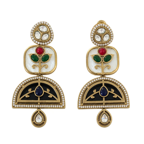 Isadora Vintage Jewel Earrings