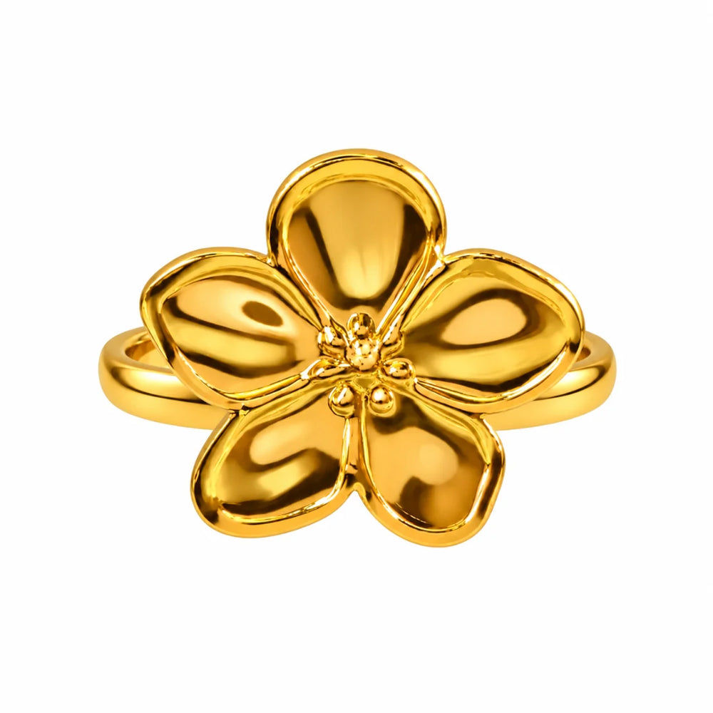 Eternal Golden Petal Ring