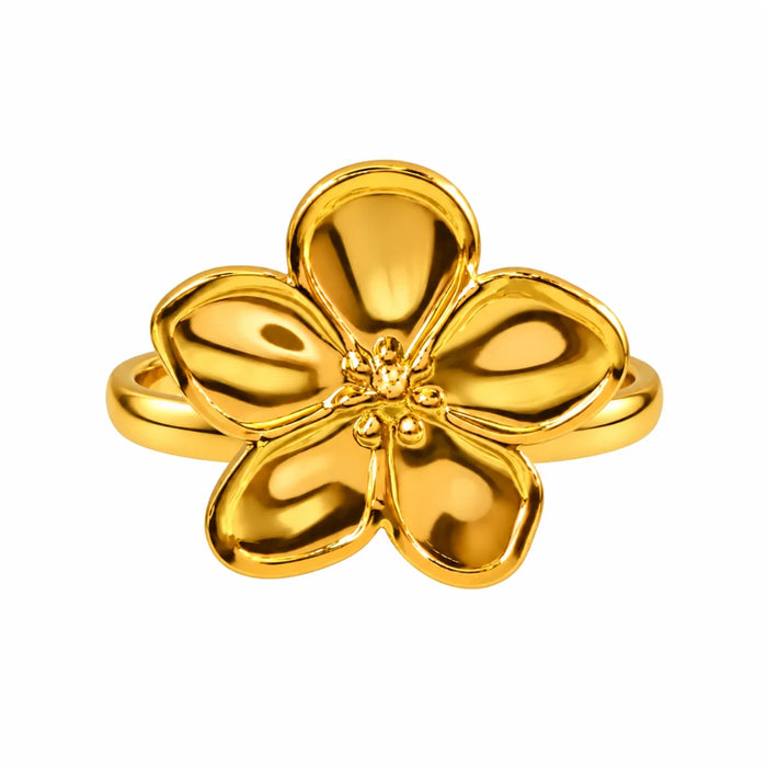 Eternal Golden Petal Ring