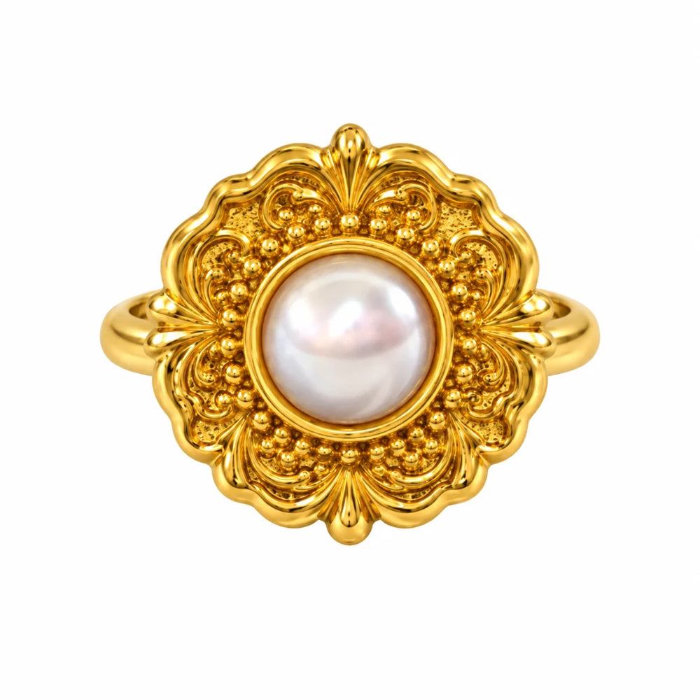 Rosalind Pearl Heritage Ring