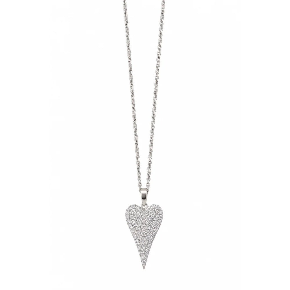 Rosalie Crystal Heart Necklace