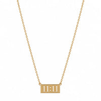 11:11 Angel Number Bar Necklace