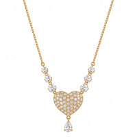 Rosalie Ornate Heart Necklace