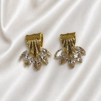 Aurelia Crystal Bloom Earrings