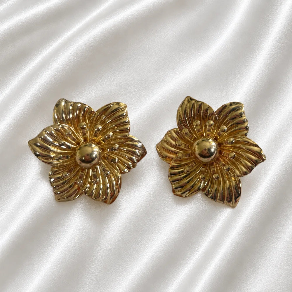 Aurelia Sculpted Bloom Studs