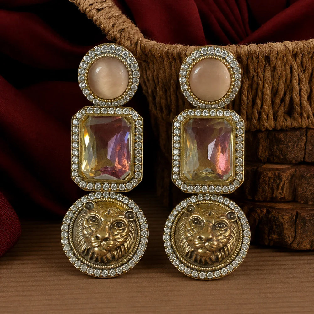 Aurelia Vintage Medallion Earrings