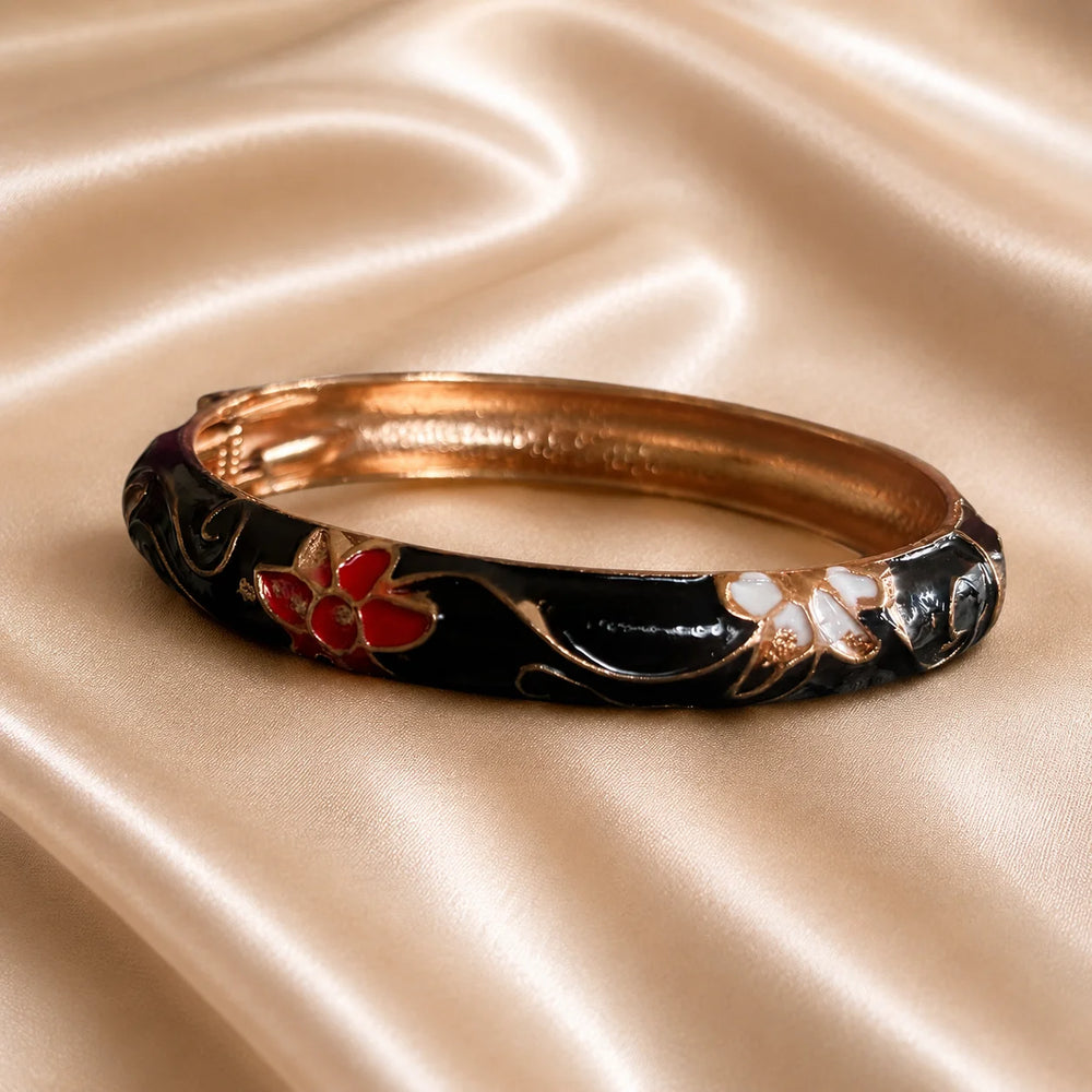 Aurelia Heritage Floral Bangle Bracelet
