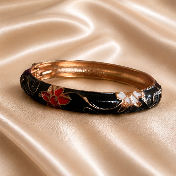 Aurelia Heritage Floral Bangle Bracelet