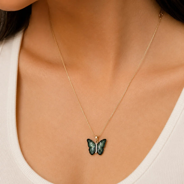 Elegant Chain with Butterfly Pendant