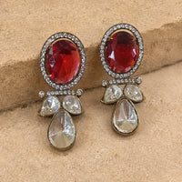 Isadora Ruby Cascade Earrings