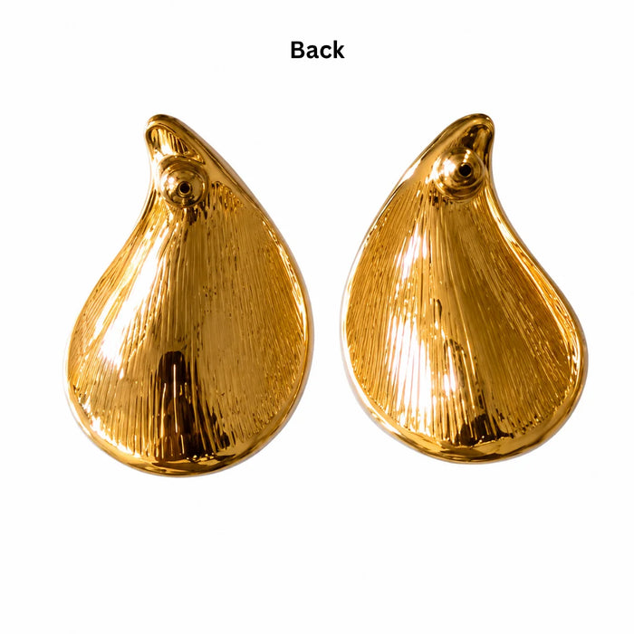 Luna Organic Drop Earrings