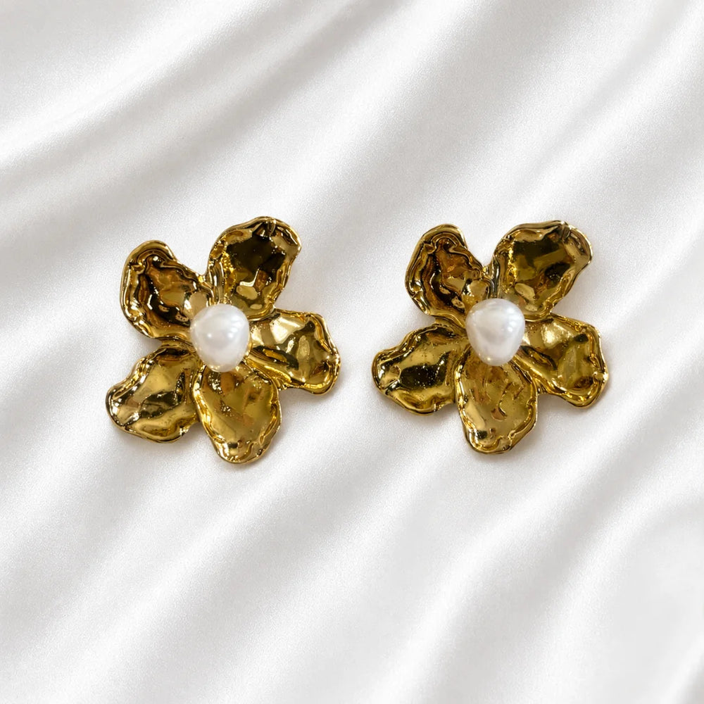 Rosalie Pearl Bloom Earrings