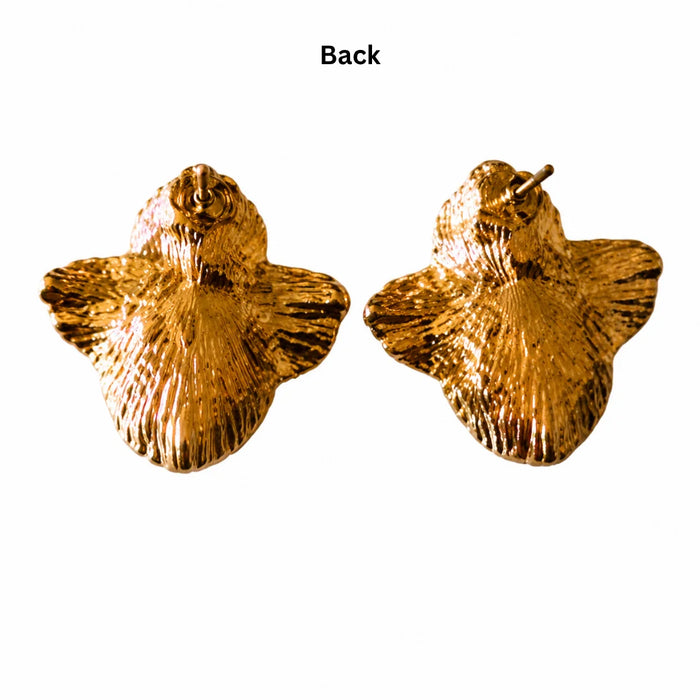 Rosalie Burgundy Bloom Earrings
